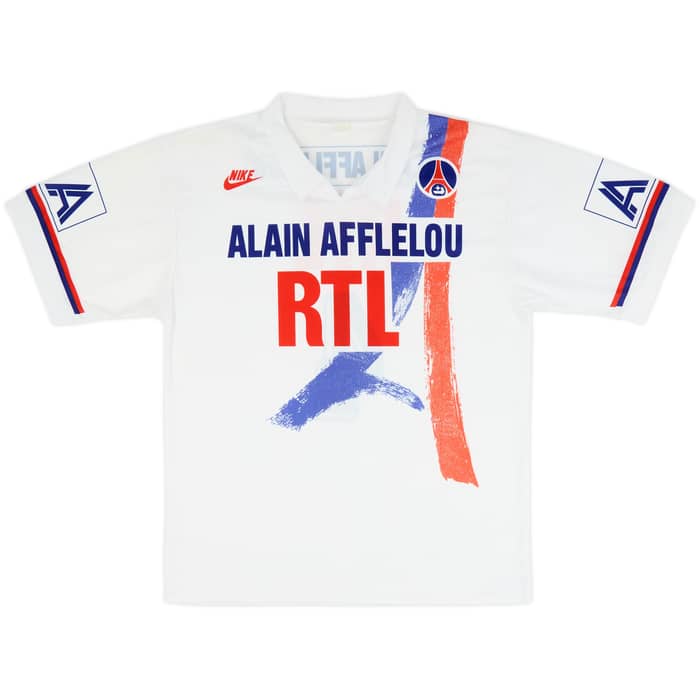 1990-91 Paris Saint-Germain Away Shirt #4 - 8/10 - (M)