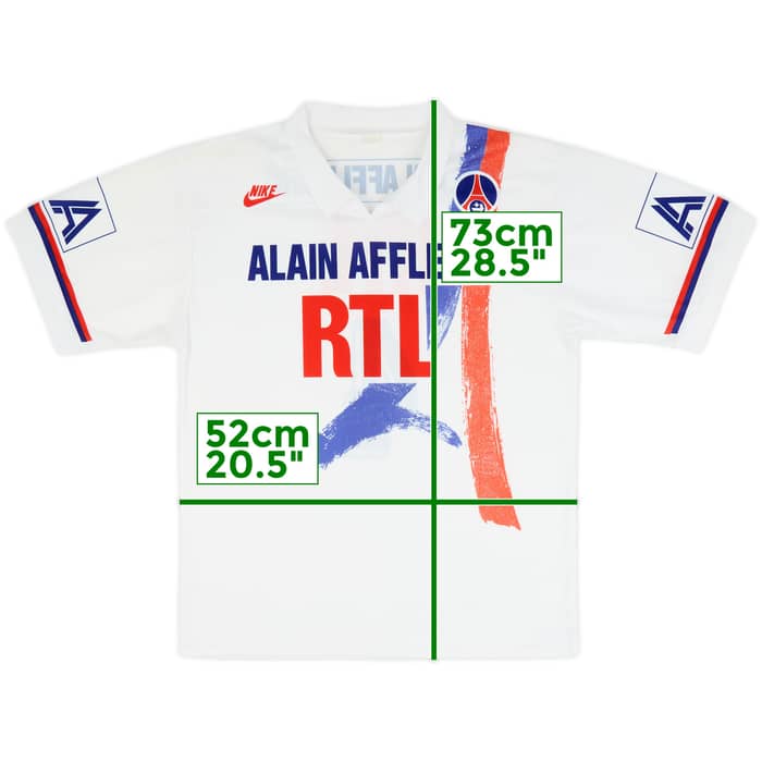 1990-91 Paris Saint-Germain Away Shirt #4 - 8/10 - (M)