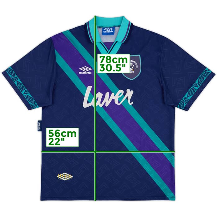1993-95 Sheffield United Away Shirt - 8/10 - (L)