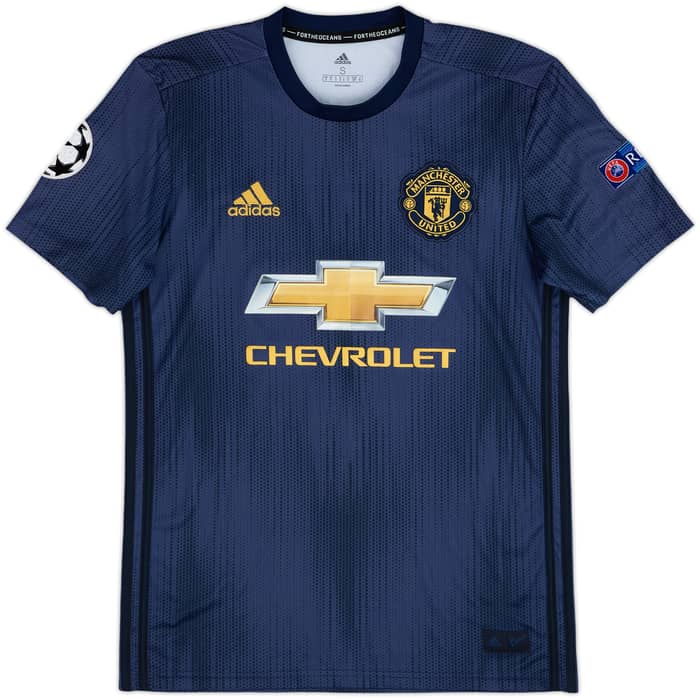 2018-19 Manchester United Third Shirt & Shorts Pogba #6 - 7/10 - (S)