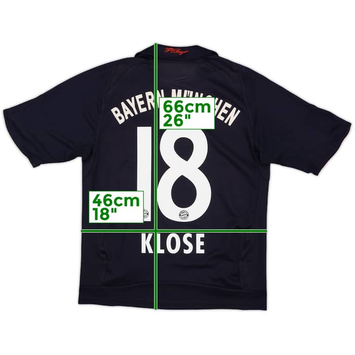 2008-09 Bayern Munich Away Shirt Klose #18 - 8/10 - (L.Boys)