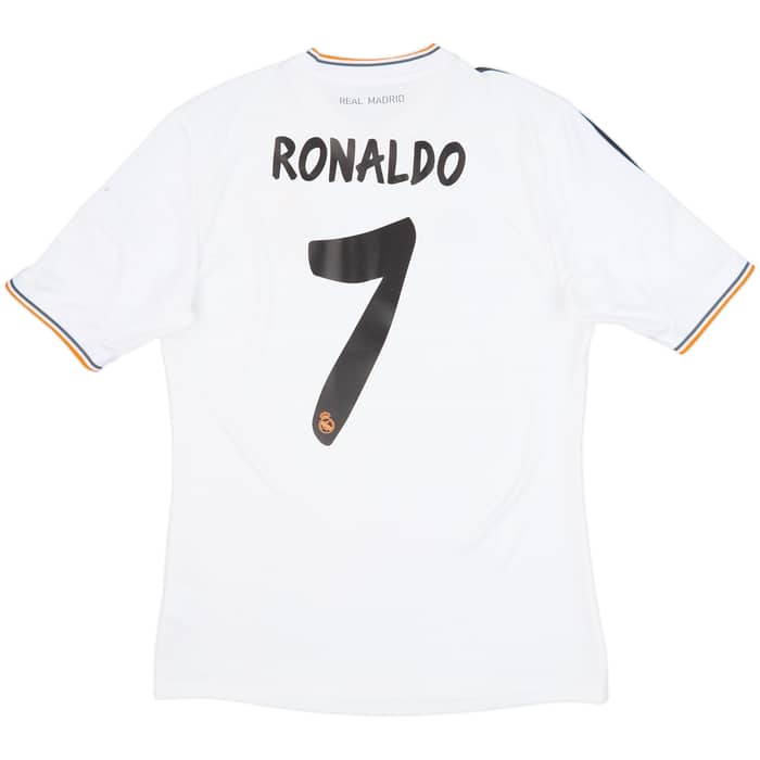 2013-14 Real Madrid Home Shirt Ronaldo #7 - 5/10 - (M)