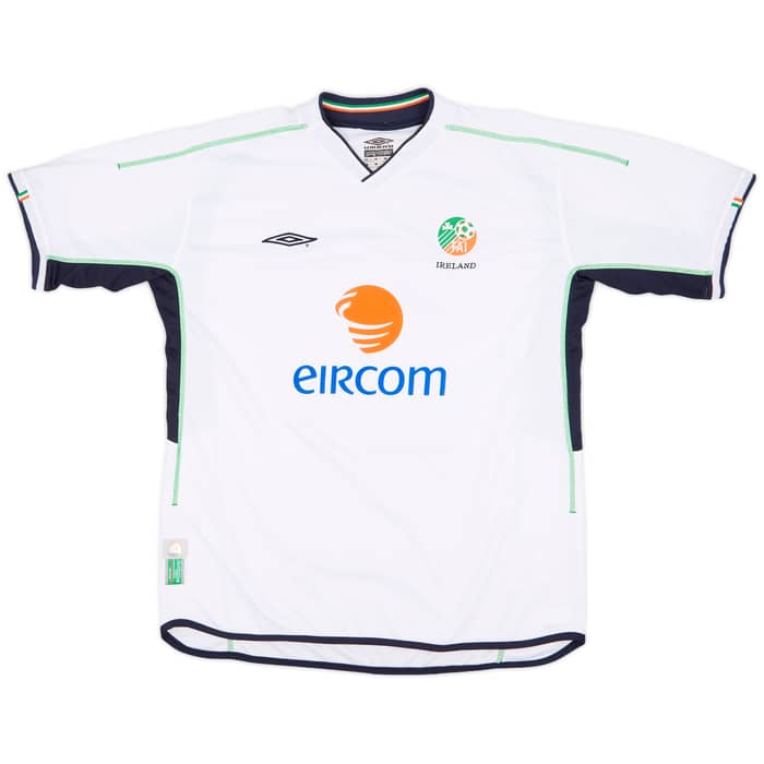 2001-02 Ireland Away Shirt R. Keane #10