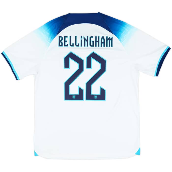 2022-23 England Home Shirt Bellingham #22