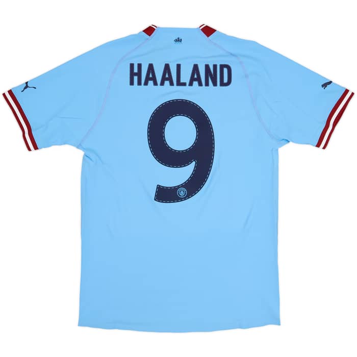 2022-23 Manchester City Authentic Home Shirt Haaland #9 (M)