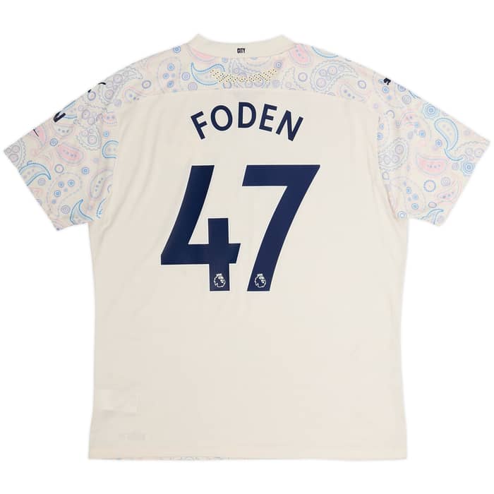 2020-21 Manchester City Authentic Third Shirt Foden #47 (XL)
