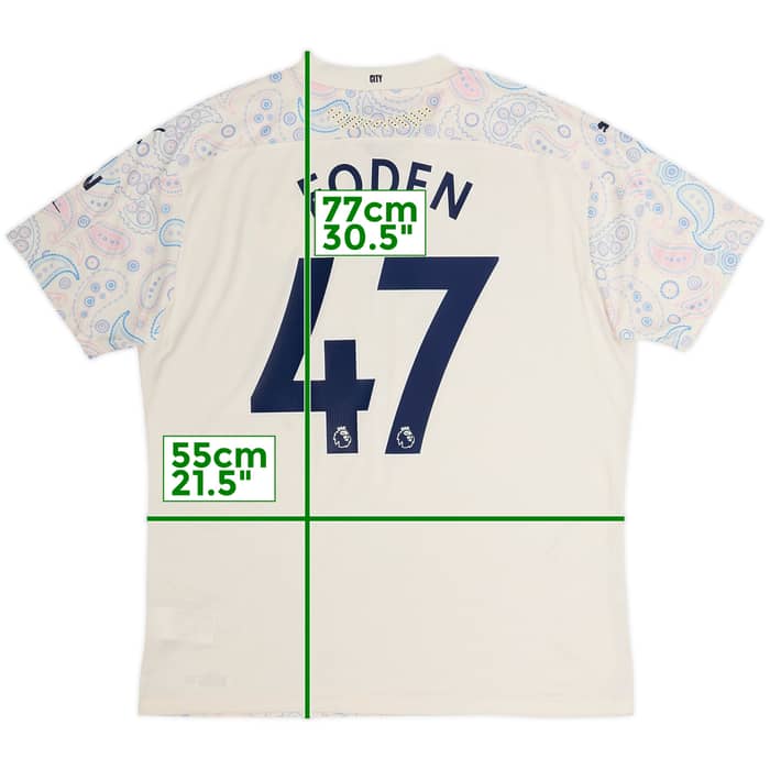 2020-21 Manchester City Authentic Third Shirt Foden #47 (XL)