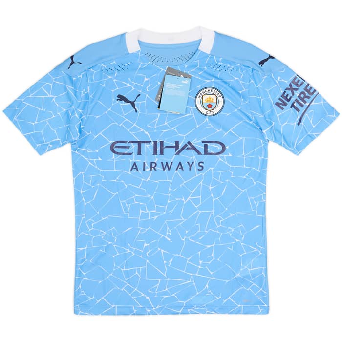 2020-21 Manchester City Authentic Home Shirt Kun Aguero #10 (S)