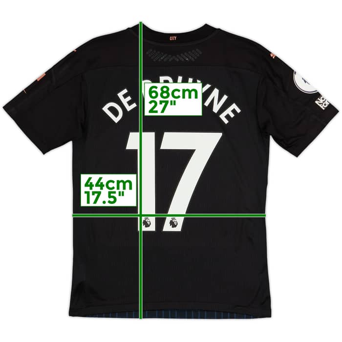 2020-21 Manchester City Authentic Away Shirt De Bruyne #17 (S)