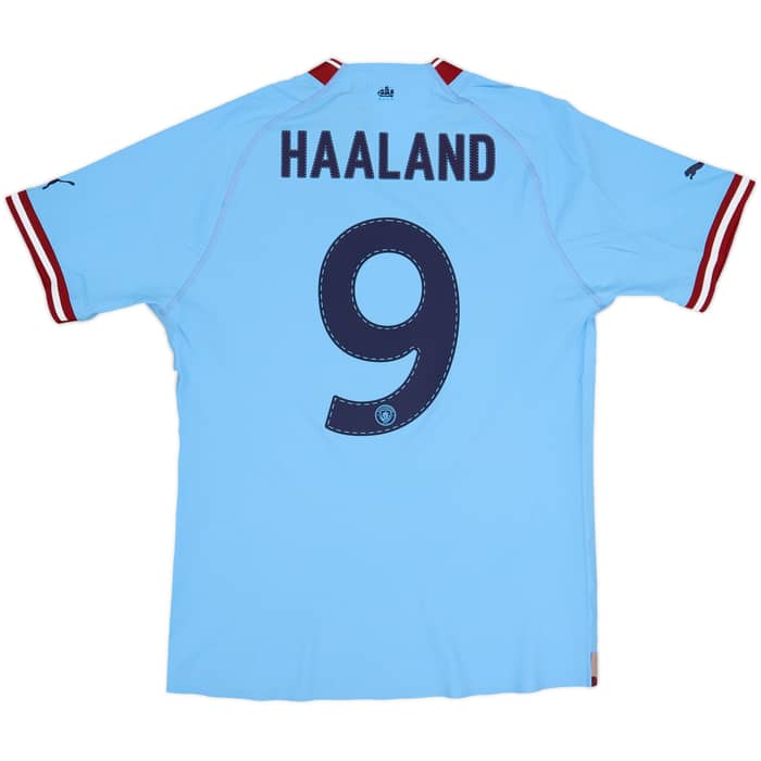 2022-23 Manchester City Authentic Home Shirt Haaland #9 (M)