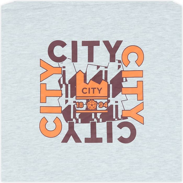 2023-24 Manchester City Puma Hooded Top - 8/10 - (M)