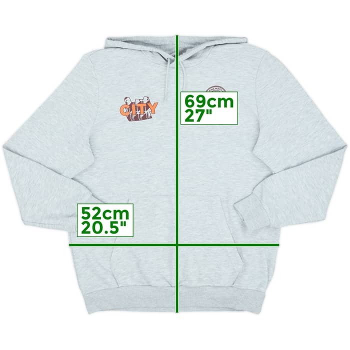 2023-24 Manchester City Puma Hooded Top - 8/10 - (M)