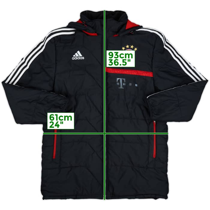 2013-14 Bayern Munich adidas Padded Bench Coat - 5/10 - (L)