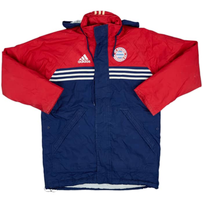 1999-01 Bayern Munich adidas Padded Bench Coat - 6/10 - (XL.Boys)