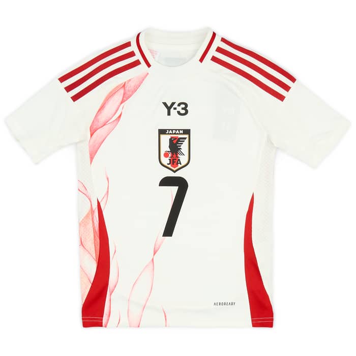 2024-25 Japan Away Shirt Mitoma #7 (KIDS)