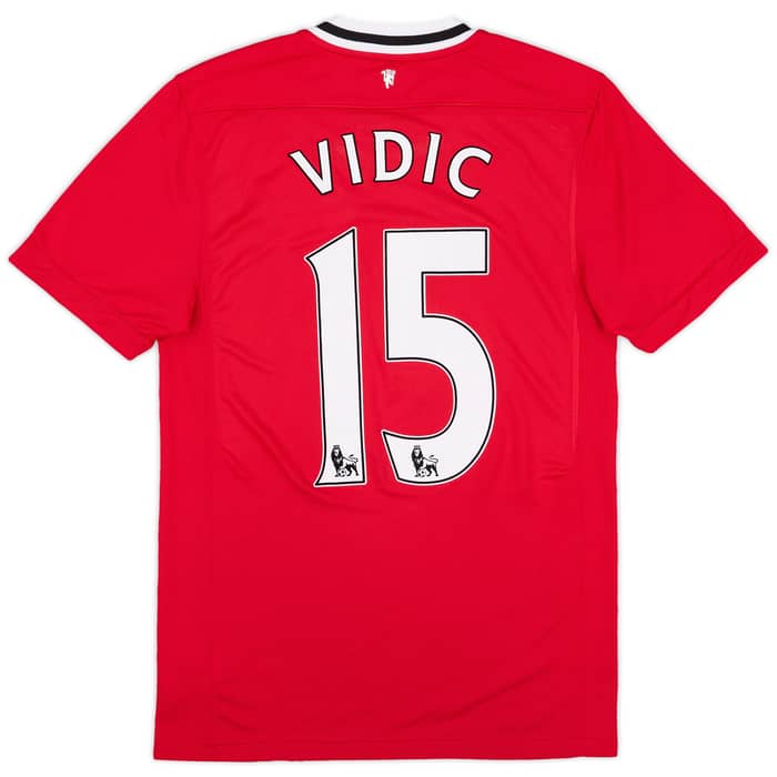 2011-12 Manchester United Home Shirt Vidic #15 - 7/10 - (S)