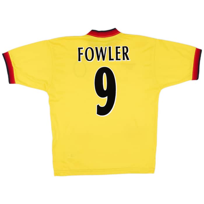 1997-99 Liverpool Away Shirt Fowler #9 - 9/10 - (M)