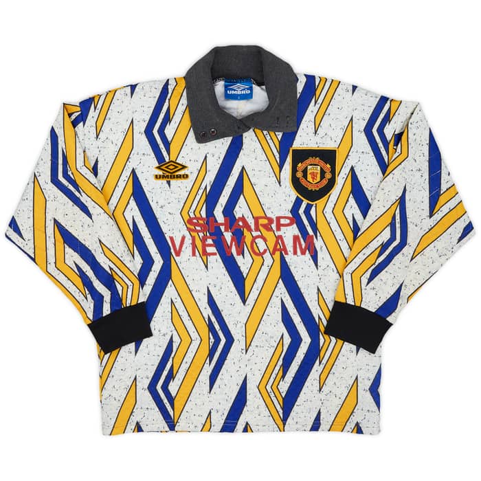 1993-94 Manchester United GK Shirt Schmeichel #1 - 7/10 - (S)