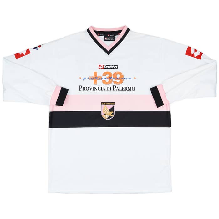2004-05 Palermo Match Issue Away L/S Shirt Barzagli #43