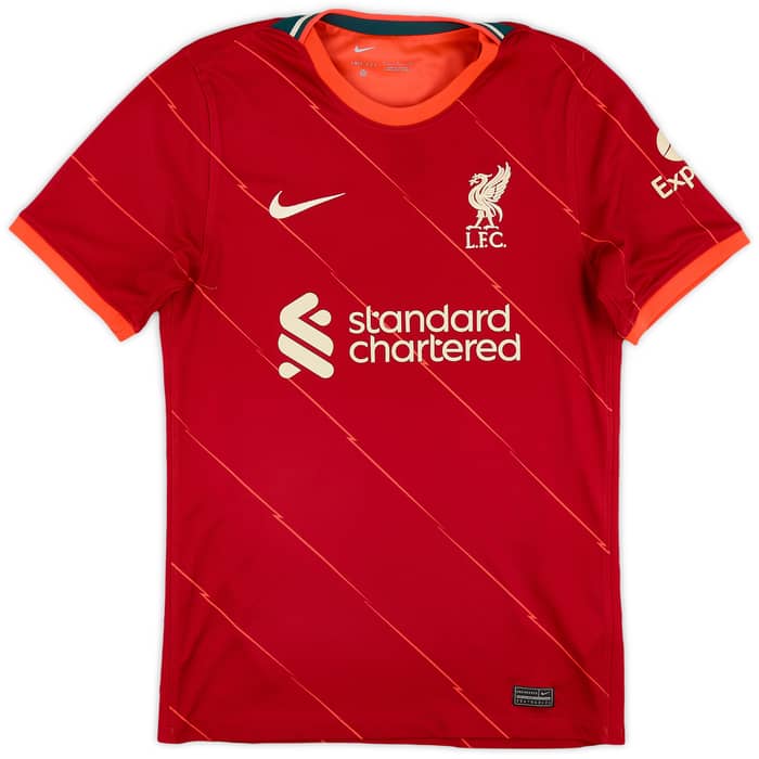 2021-22 Liverpool Home Shirt Firmino #9 - 9/10 - (S)