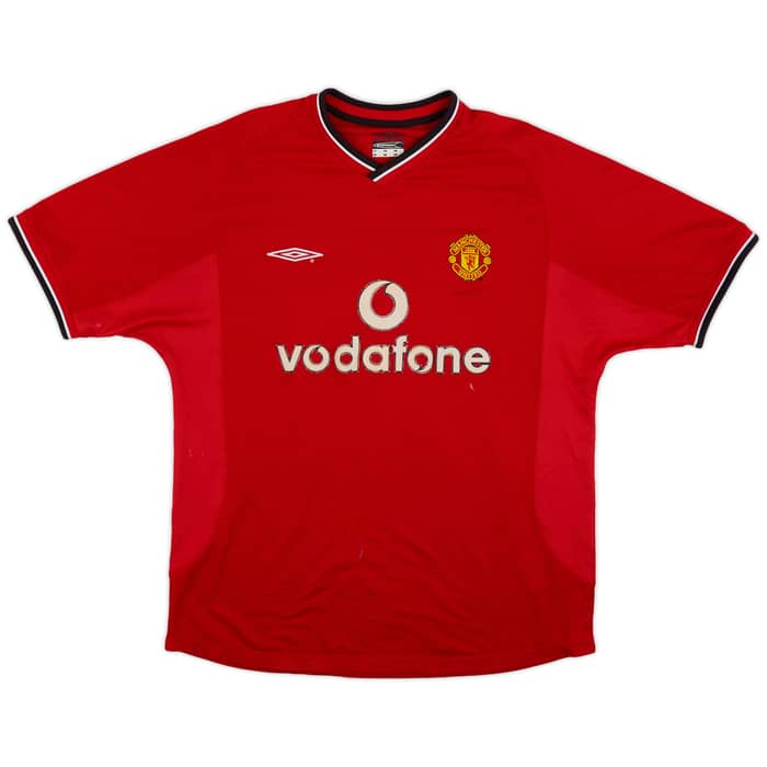 2000-02 Manchester United Home Shirt Solskjaer #20 - 5/10 - (L)