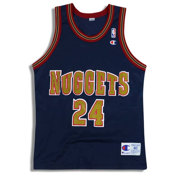1995-97 Denver Nuggets McDyess #24 Champion Jersey (Away) M