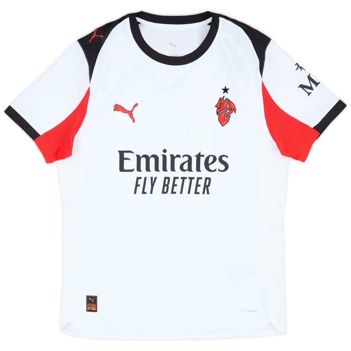 2025-26 AC Milan Authentic Away Shirt Rafa Leao #10