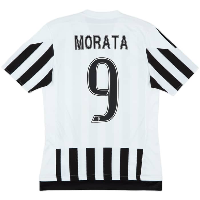 2015-16 Juventus Home Shirt Morata #9 - 8/10 - (S)