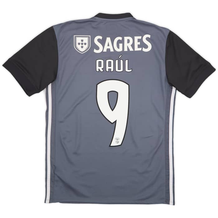 2017-18 Benfica Away Shirt Raul #9 - 6/10 - (S)