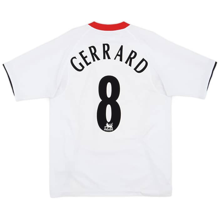 2005-06 Liverpool Away Shirt Gerrard #8 - 6/10 - (M)