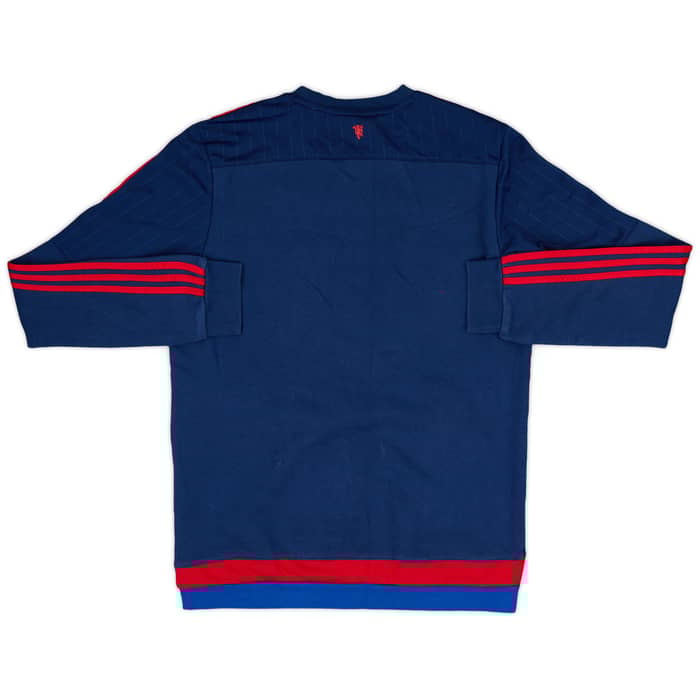 2015-16 Manchester United adidas Sweat Top - 7/10 - (M)