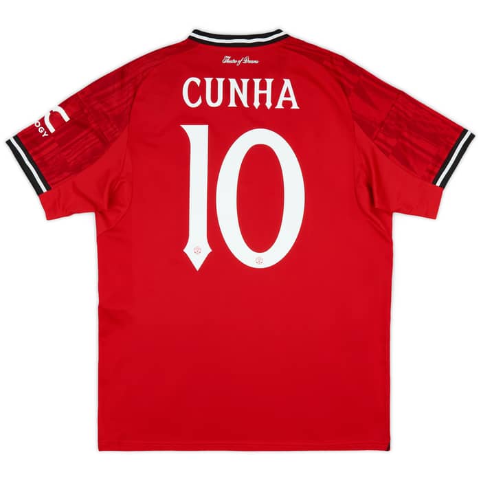 2025-26 Manchester United Home Shirt Cunha #10