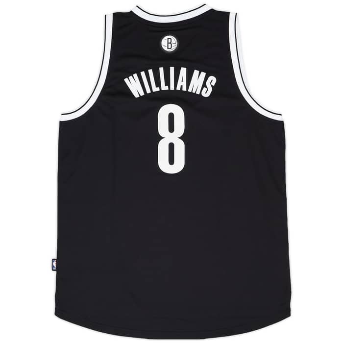 2012-14 Brooklyn Nets Williams #8 adidas Swingman Away Jersey (XS)