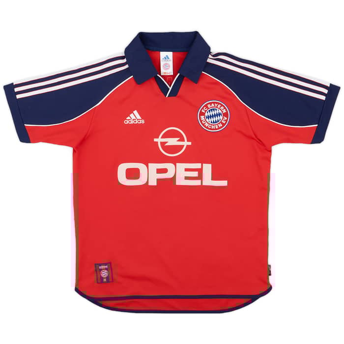 1999-01 Bayern Munich Home Shirt Sergio #13 - 8/10 - (XL.Boys)