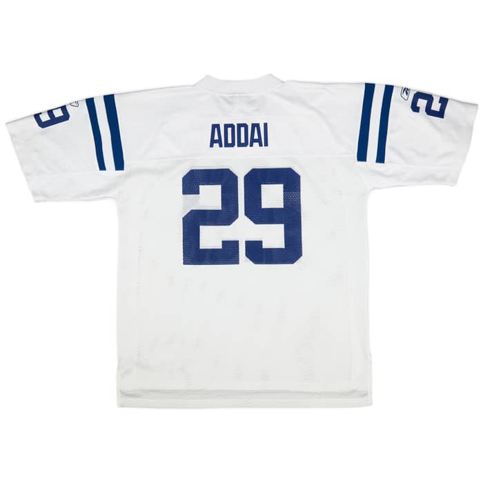 2007 Indianapolis Colts Addai #29 Reebok On Field Jersey (Away) XL