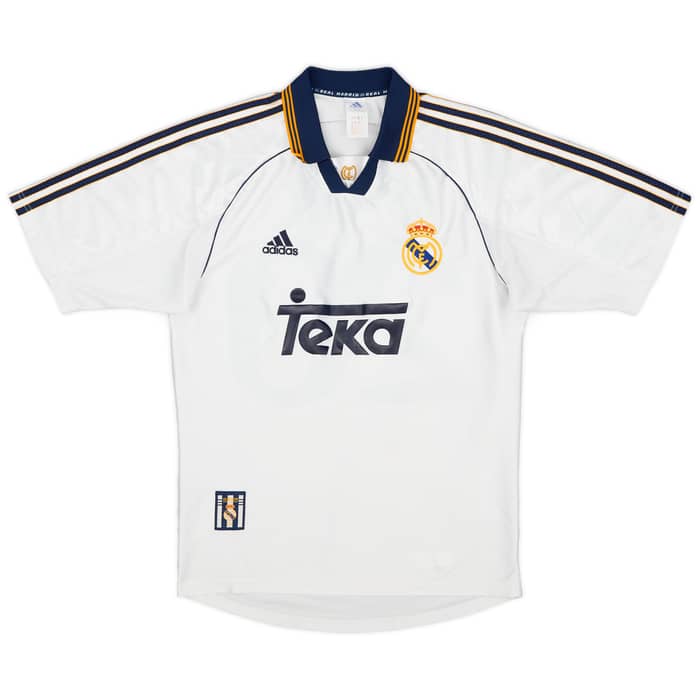 1998-00 Real Madrid Home Shirt Savio #20 - 7/10 - (S)