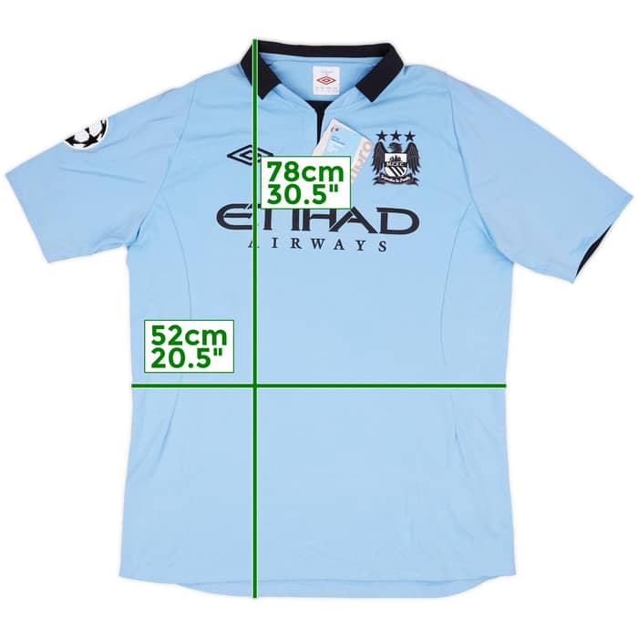 2012-13 Manchester City Home Shirt Nasri #8 (L)