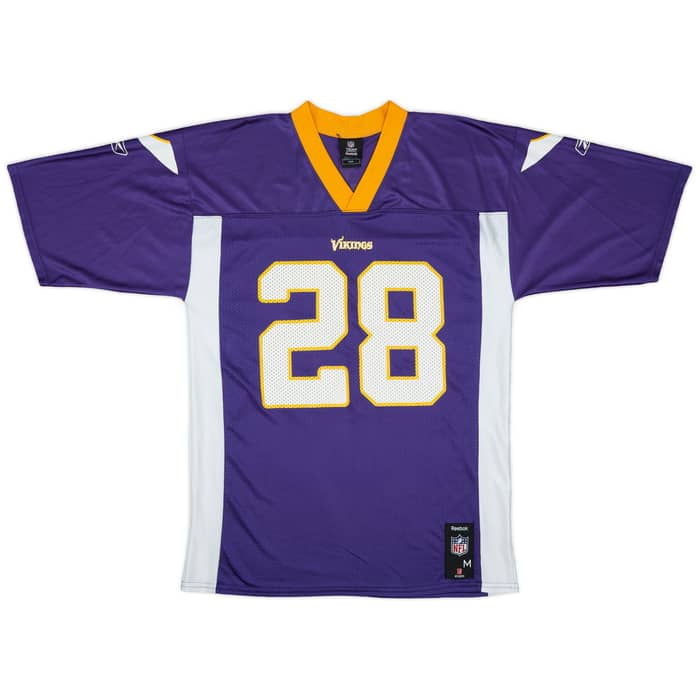 2008-11 Minnesota Vikings Peterson #28 Reebok Replica Home Jersey - 8/10 - (M)