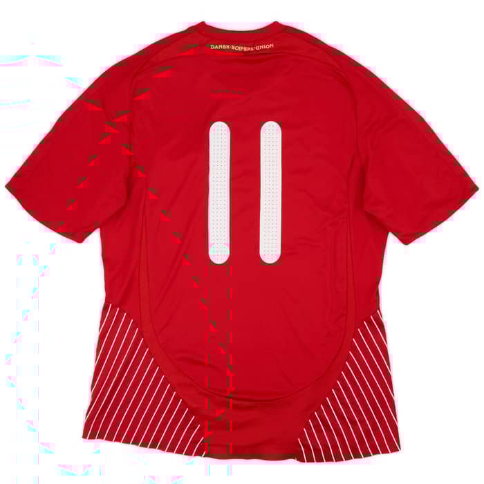 2007-10 Denmark Player Issue Home Shirt #11 - 8/10 - (L)