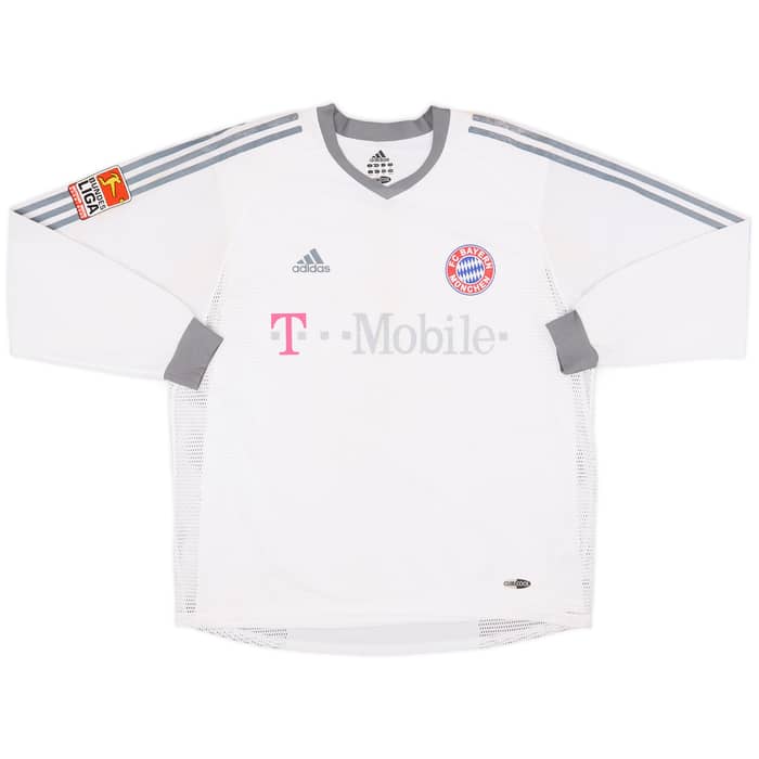 2002-03 Bayern Munich Match Issue Away L/S Shirt Santa Cruz #24