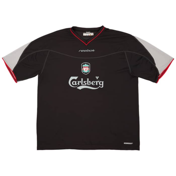 2002-04 Liverpool Away Shirt Gerrard #17 - 8/10 - (XL)