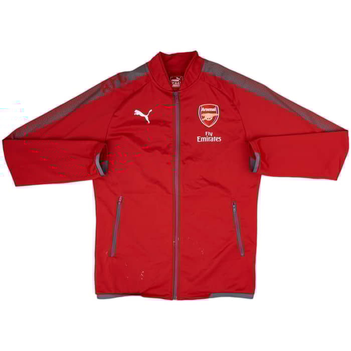 2017-18 Arsenal Puma Track Jacket - 7/10 - (L)