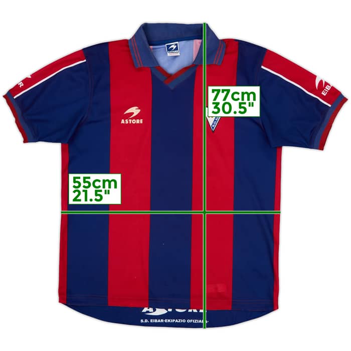 2001-02 Eibar Home Shirt - 6/10 - (M)