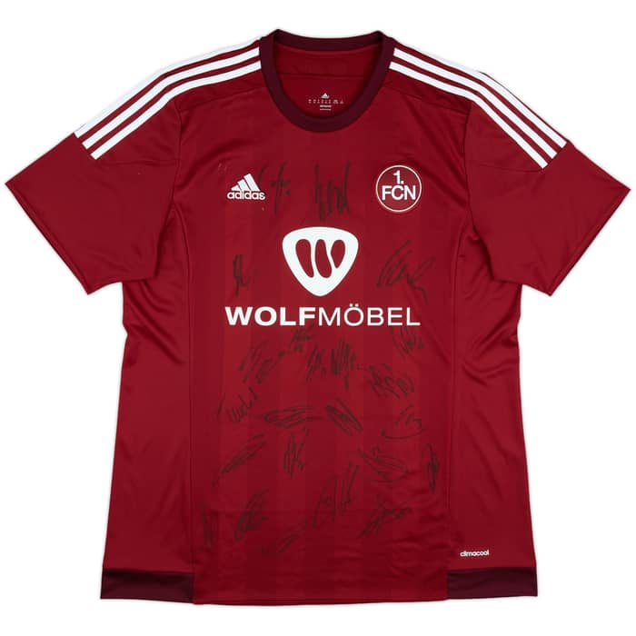 2015-16 Nurnberg Squad Signed Home Shirt Lischke #10 - 8/10 - (XL)
