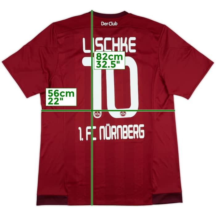 2015-16 Nurnberg Squad Signed Home Shirt Lischke #10 - 8/10 - (XL)