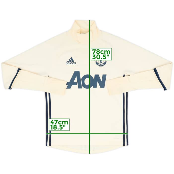 2016-17 Manchester United adidas Sweat Top - 7/10 - (S)