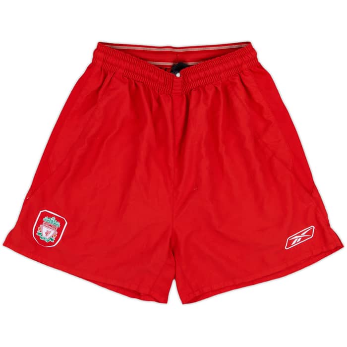 2004-06 Liverpool Home Shirt & Shorts Alonso #14 - 6/10 - (M.Boys)