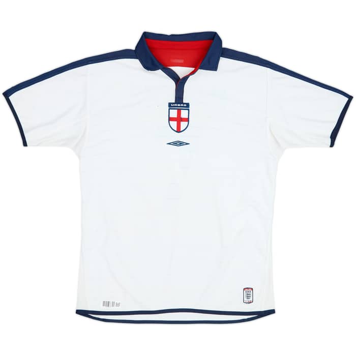 2003-05 England Home Shirt Beckham #7 - 5/10 - (L)