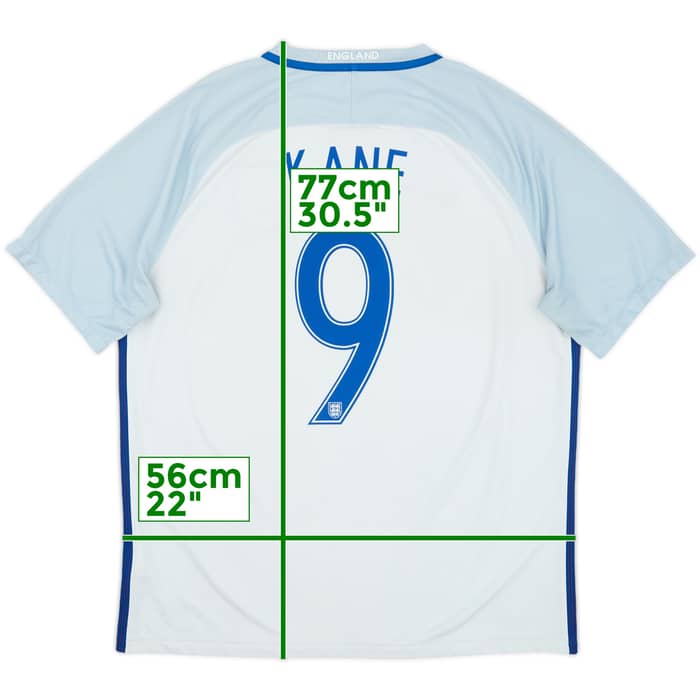 2016-17 England Home Shirt Kane #9 - 5/10 - (XL)