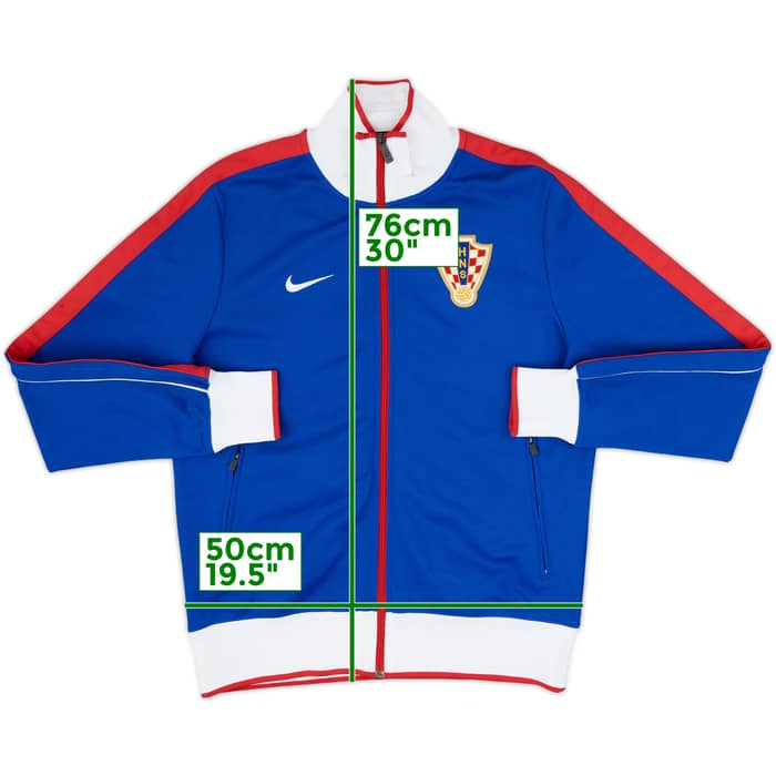 2010-11 Croatia Nike N98 Track Jacket - 8/10 - (M)